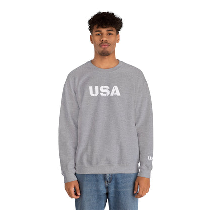 Cozy USA Unisex Crewneck Sweatshirt | Perfect Layering Piece for Every Season | Great Gift for Him/Her | Trendy Style for Casual Outings