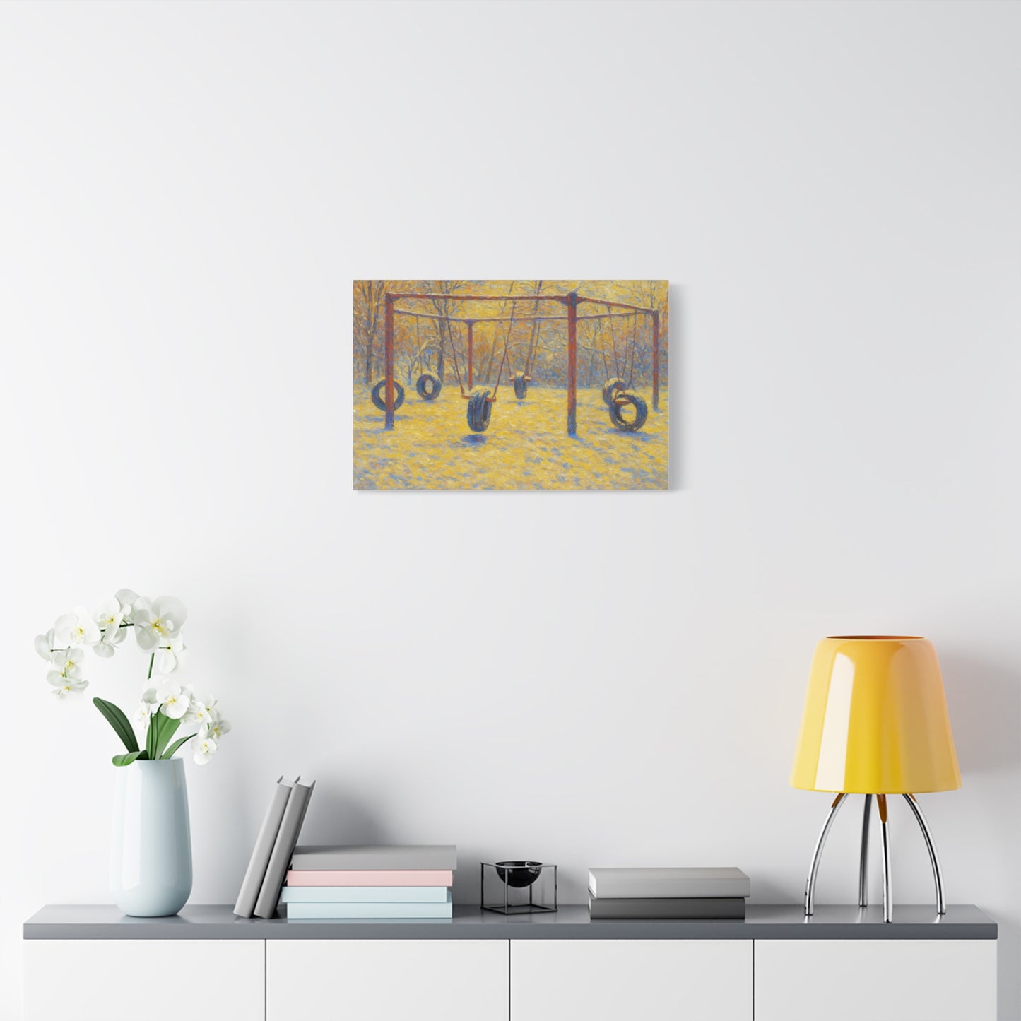 Playground Art Print, Family Room Decor, Nostalgic Wall Art, Kids Room Decoration, Gift for Parents, Children's Playroom - TRV