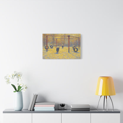 Playground Art Print, Family Room Decor, Nostalgic Wall Art, Kids Room Decoration, Gift for Parents, Children's Playroom - TRV