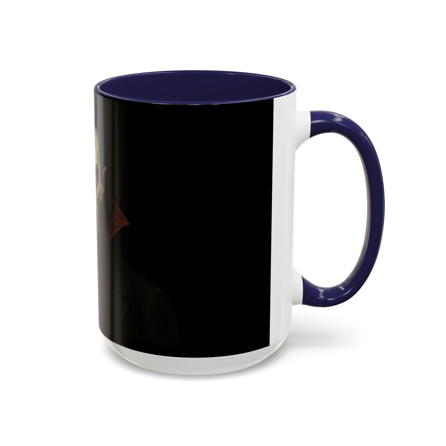Gothic Dracula Vampire Accent Coffee Mug | Spooky Halloween Gift, Unique Home Decor, Collector's Mug, Coffee Lover's Gift - TRV