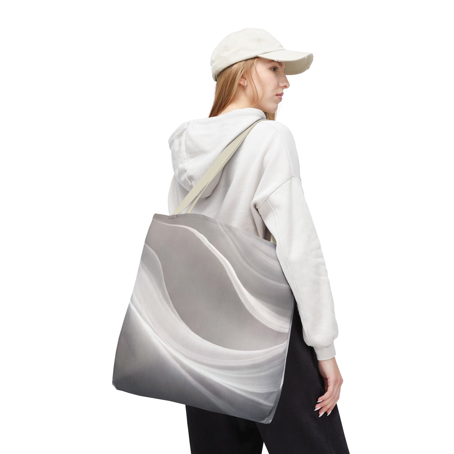 Soft Marble Wave Tote