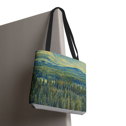 Nature-Inspired Tote Bag, Eco-Friendly Carryall, Bohemian Style Purse, Art Tote, Great Gift for Nature Lovers, Shopping Bag, Travel [...] - TRV