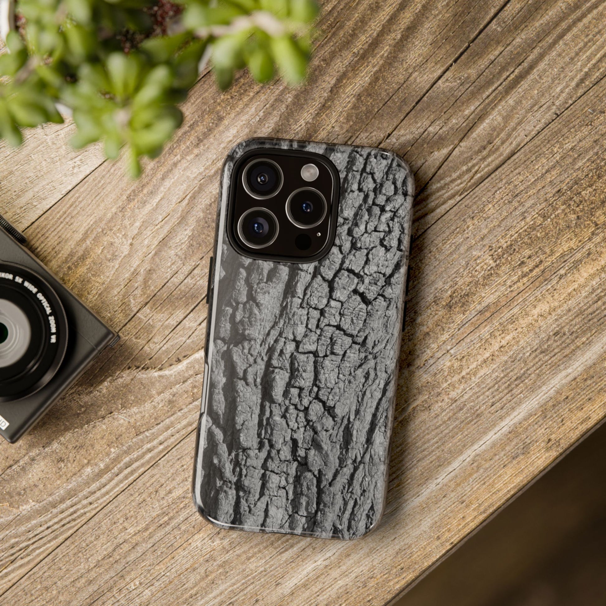 Rustic Bark Phone Case - Tough and Durable Protection - TRV