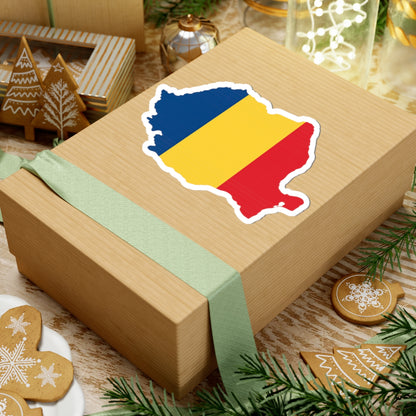 Romania Flag Kiss-Cut Stickers | Laptop Decals, Car Stickers, Travel Accessories, Gift for Romanians, Home Decor