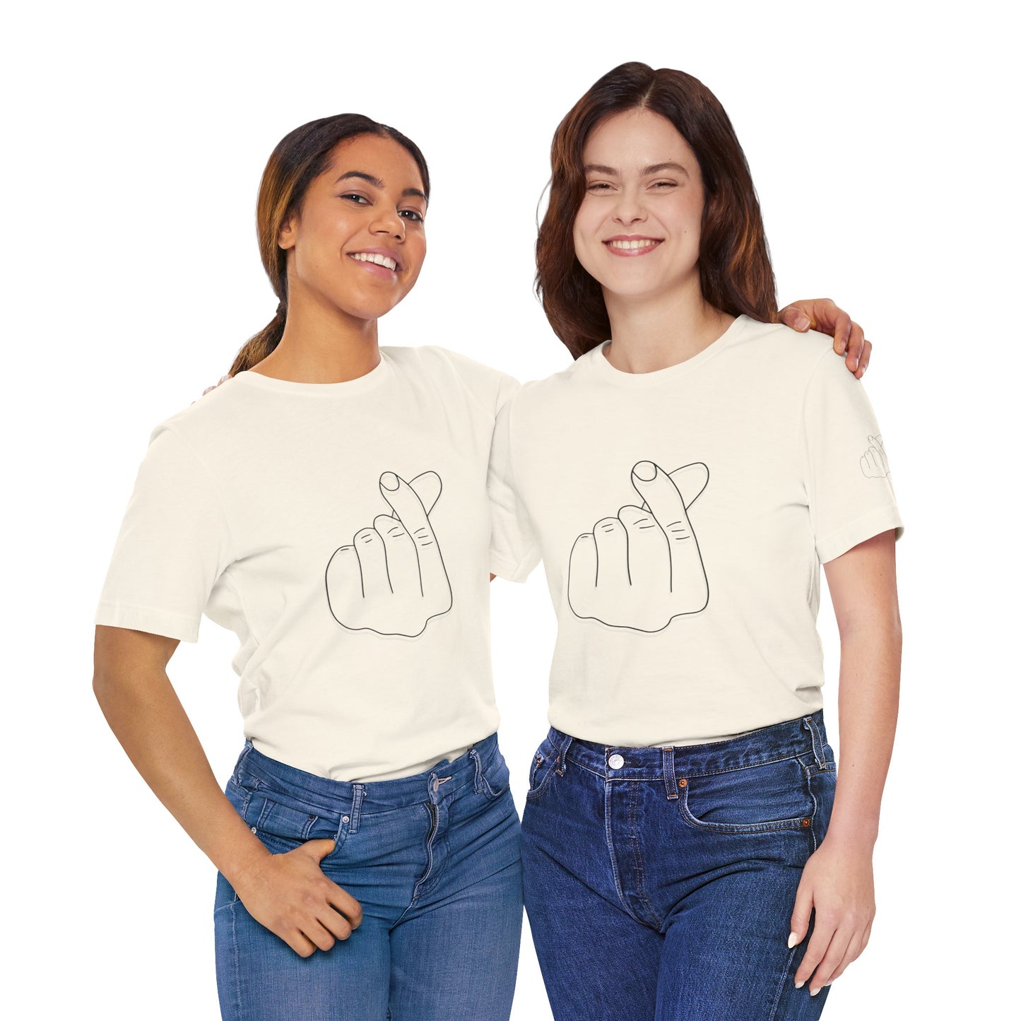 Minimalist Hand Sign Unisex Tee | Casual Everyday Wear | Perfect for Gift Givers