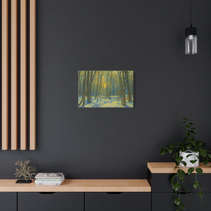 Forest Sunrise Canvas Print, Wall Art, Nature Photography, Home Decor, Gift for Nature Lovers, Landscape Artwork - TRV