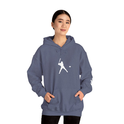 Sporty Unisex Baseball Hooded Sweatshirt, Casual Hoodie for Athletes, Perfect for Gifts, Comfy Streetwear, Ideal for Sports Events, Personal Use - TRV