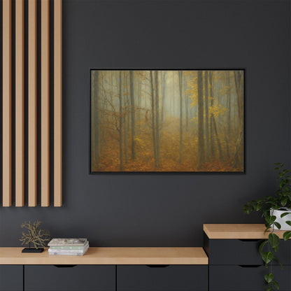 Framed Matte Canvas Art | Serenity in the Forest | Nature Wall Decor, Home Gallery, Cozy Living Room, Gift for Nature Lovers - TRV