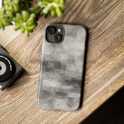 Stylish Phone Case for Tough Protection, Marble Grey Design, Customizable Gift for Her, Unisex Mobile Accessory, Birthday Present, [...] - TRV