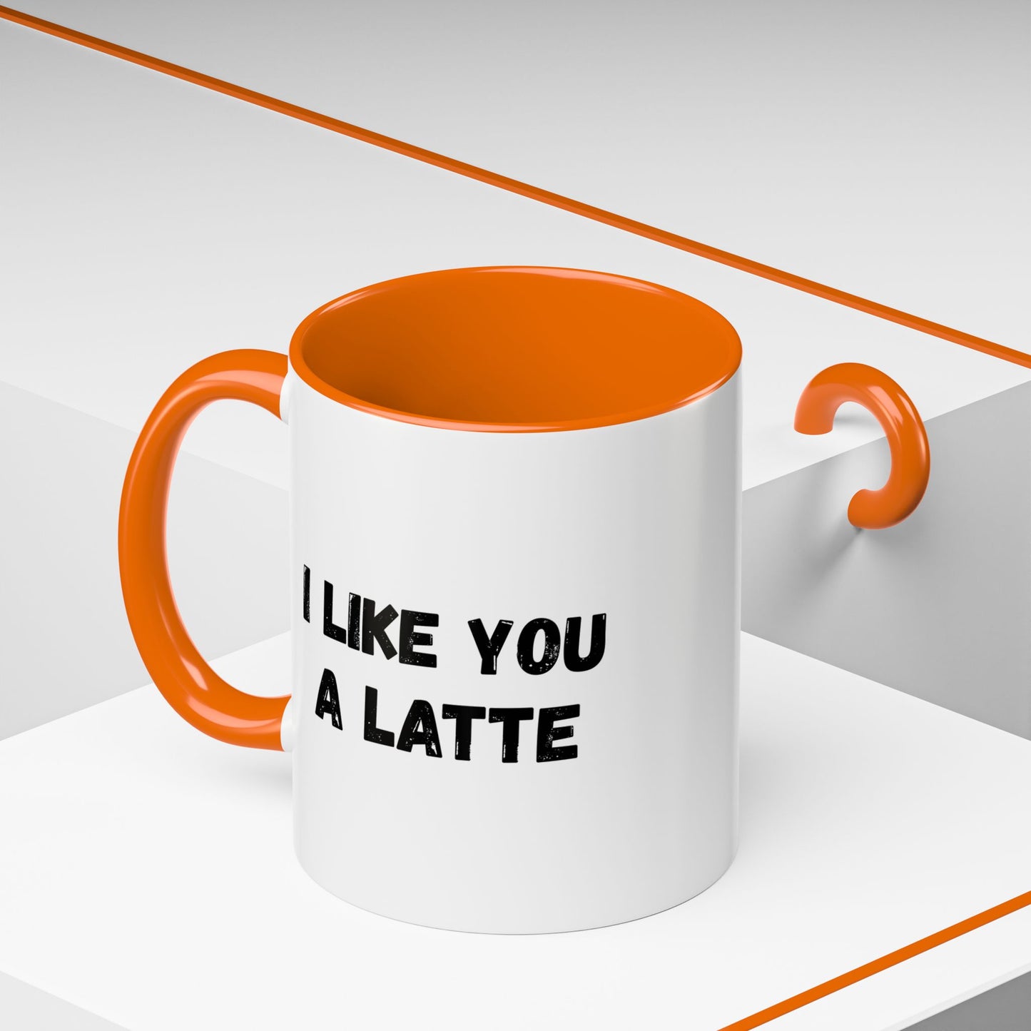 I Like You A Latte Coffee Mug, Funny Coffee Cup, Gift for Coffee Lovers, Cute Office Mug, Humor Tea Mug