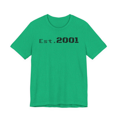 Est. 2001 Unisex Tee - Timeless Casual Wear, Birthday Gift, Nostalgic Fashion, Everyday Comfort, Trendy Streetwear
