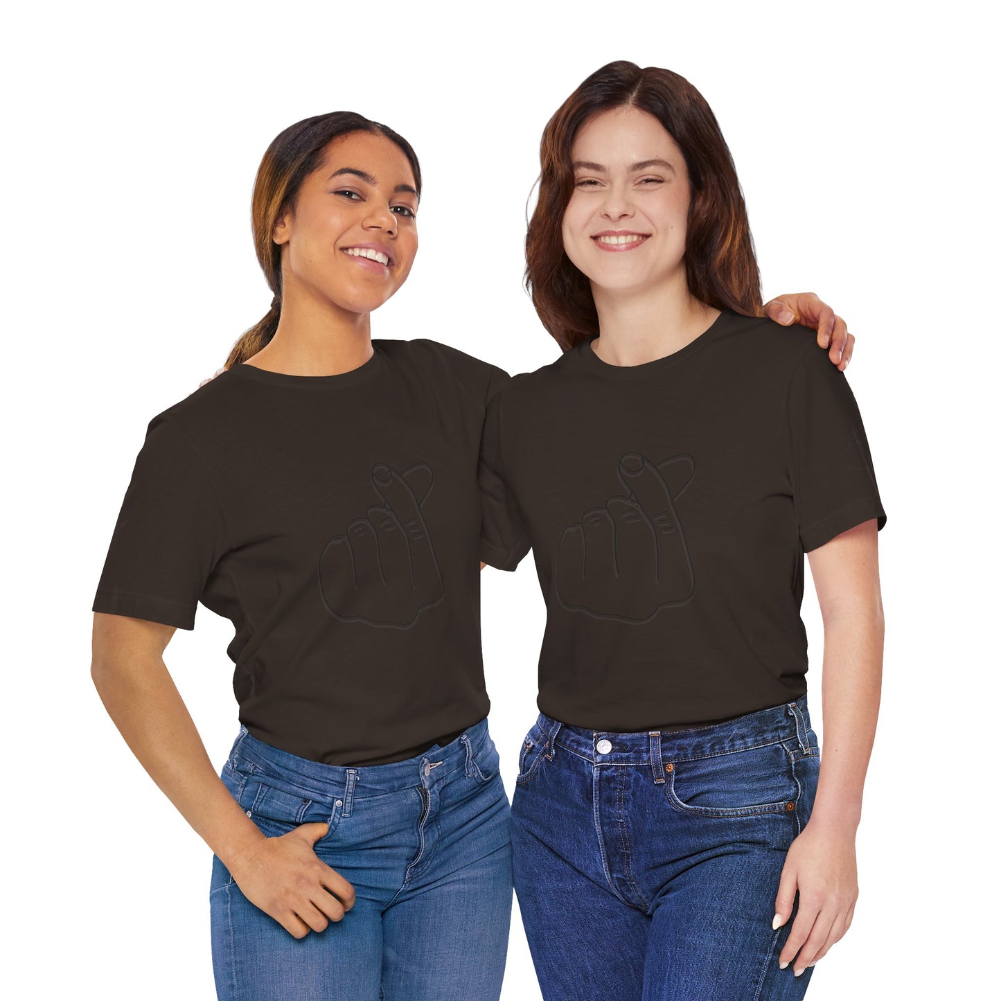 Minimalist Hand Sign Unisex Tee | Casual Everyday Wear | Perfect for Gift Givers