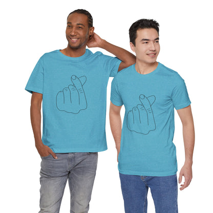 Minimalist Hand Sign Unisex Tee | Casual Everyday Wear | Perfect for Gift Givers
