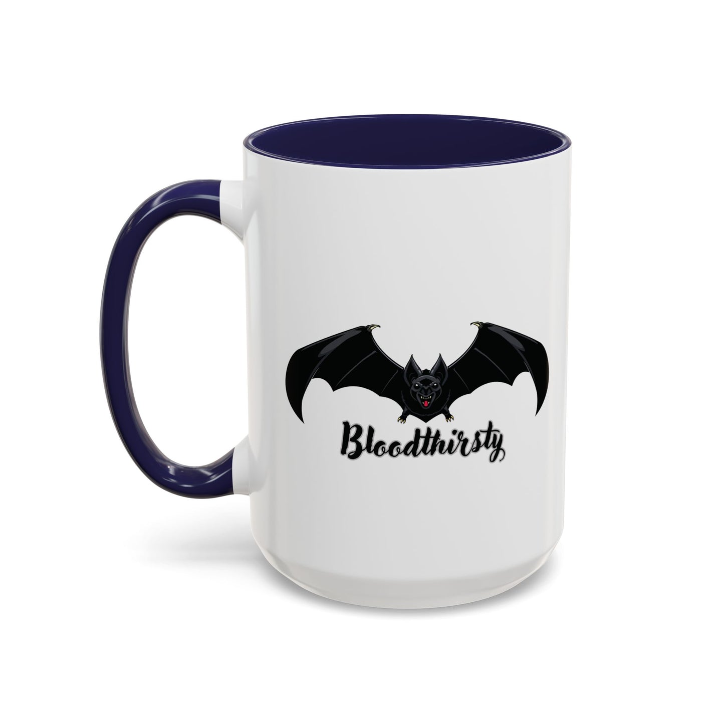 Bloodthirsty Bat Coffee Mug - Unique Halloween and Gothic Accents