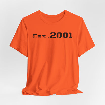 Est. 2001 Unisex Tee - Timeless Casual Wear, Birthday Gift, Nostalgic Fashion, Everyday Comfort, Trendy Streetwear