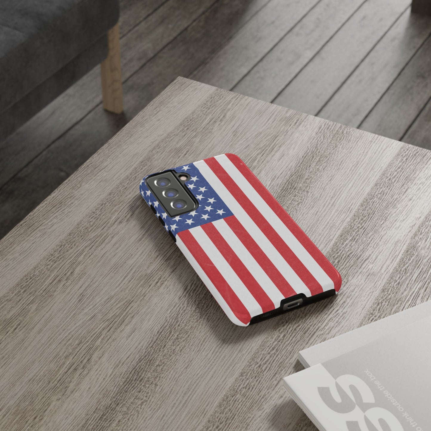American Flag Phone Case - Patriotic Cell Cover, Tough Cases, USA Pride, Independence Day Gift, Veteran's Day, Phone Protection - TRV
