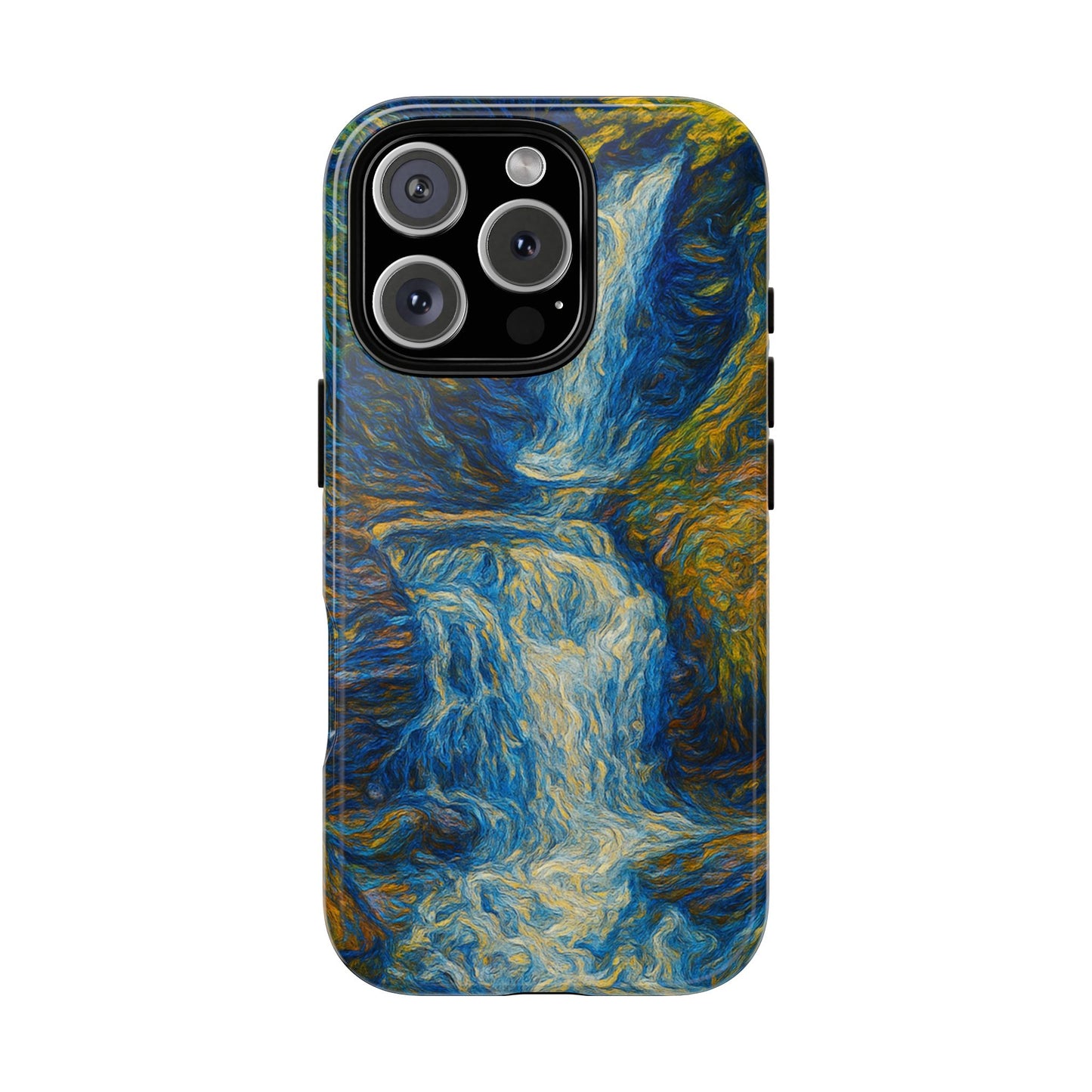 Artistic Phone Case - Waterfall Design, Unique Gift, Phone Accessory, Nature Lover, Original Artwork - TRV