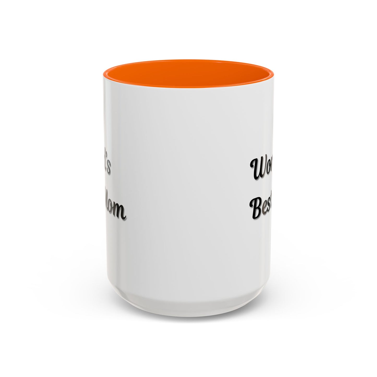 World's Best Mom Accent Coffee Mug - 11oz & 15oz - Perfect Gift for Mother's Day