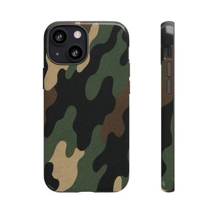 Camouflage Phone Case, Tough Phone Cover, Military Style Accessory, Protective Case for Men, Gifts for Soldiers - TRV