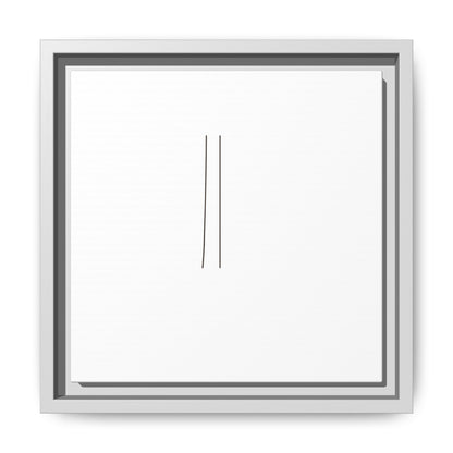 Minimal Line Art | Matte Canvas Framed