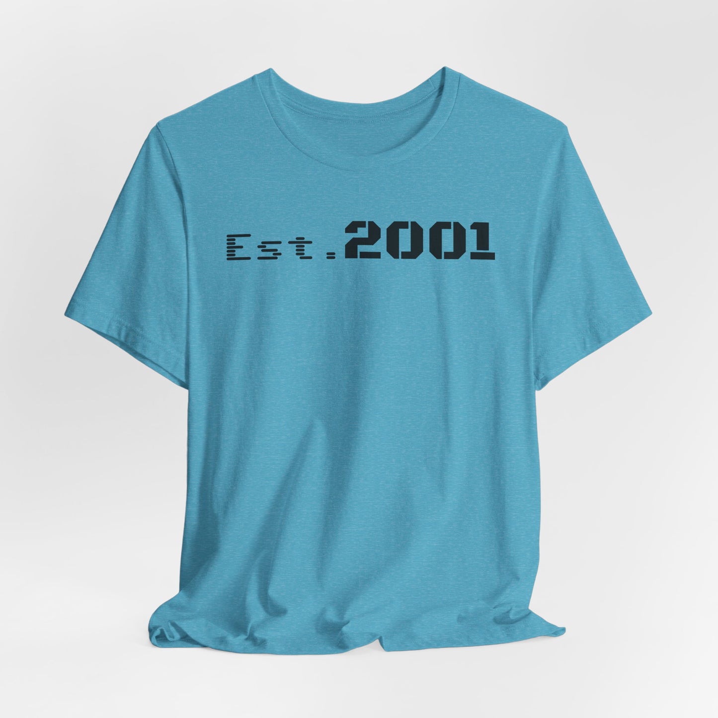 Est. 2001 Unisex Tee - Timeless Casual Wear, Birthday Gift, Nostalgic Fashion, Everyday Comfort, Trendy Streetwear