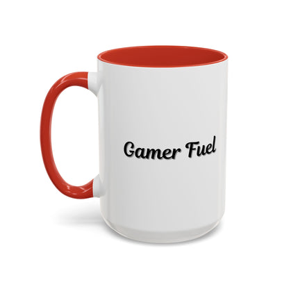 Gamer Fuel Accent Coffee Mug - Perfect for Gamers
