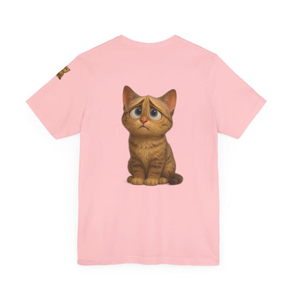 Adorable Cat Graphic Tee, Cute Pet Lover Shirt, Animal Lover Gift, Funny Cat Apparel, Birthday, Christmas, Everyday Use - TRV