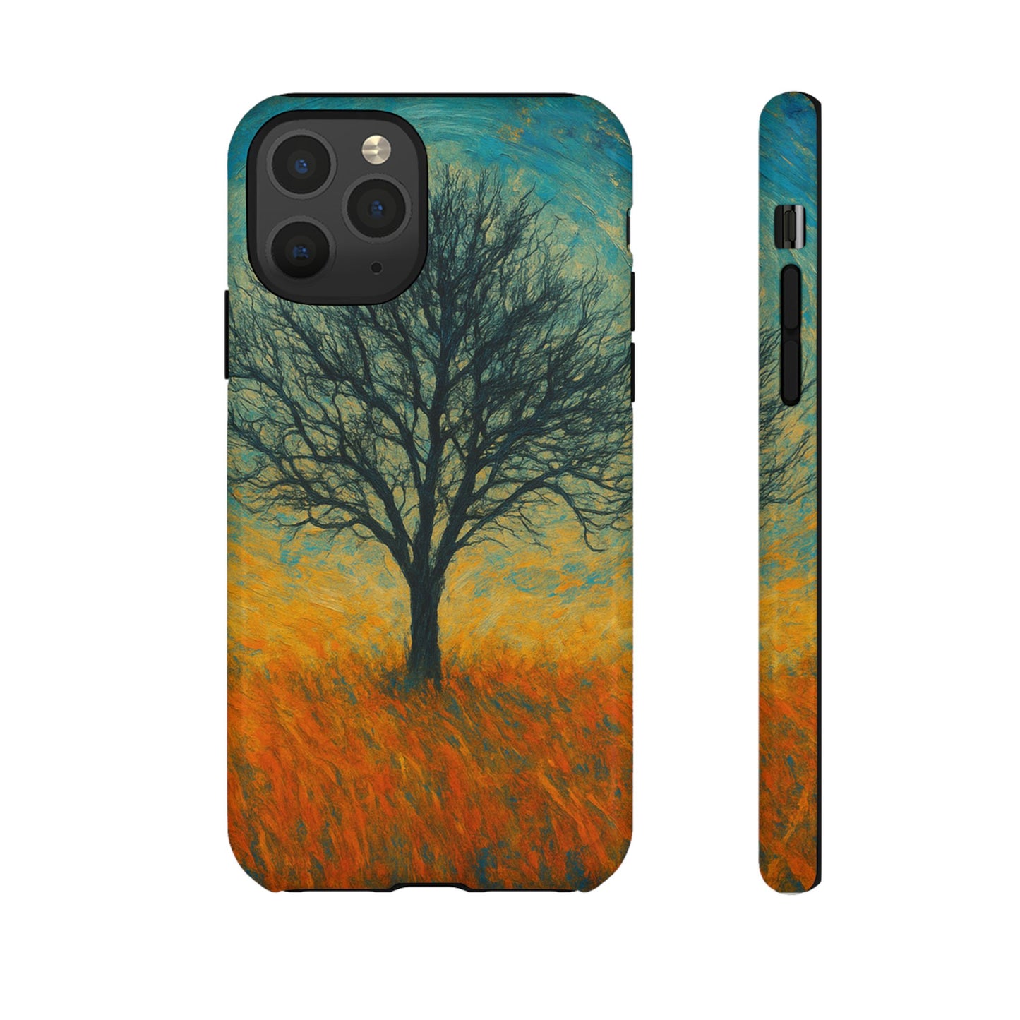 Artistic Phone Case with Tree Design, Nature Lover Gift, Unique Phone Cover, Holiday Present, Eco-friendly Tech Accessories - TRV