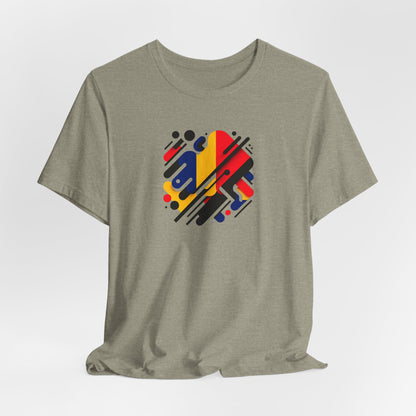 Artistic Heart Unisex Jersey Tee - Vibrant Graphic Tee, Casual Wear, Gift for Art Lovers, Birthday Surprise, Everyday Comfort - TRV
