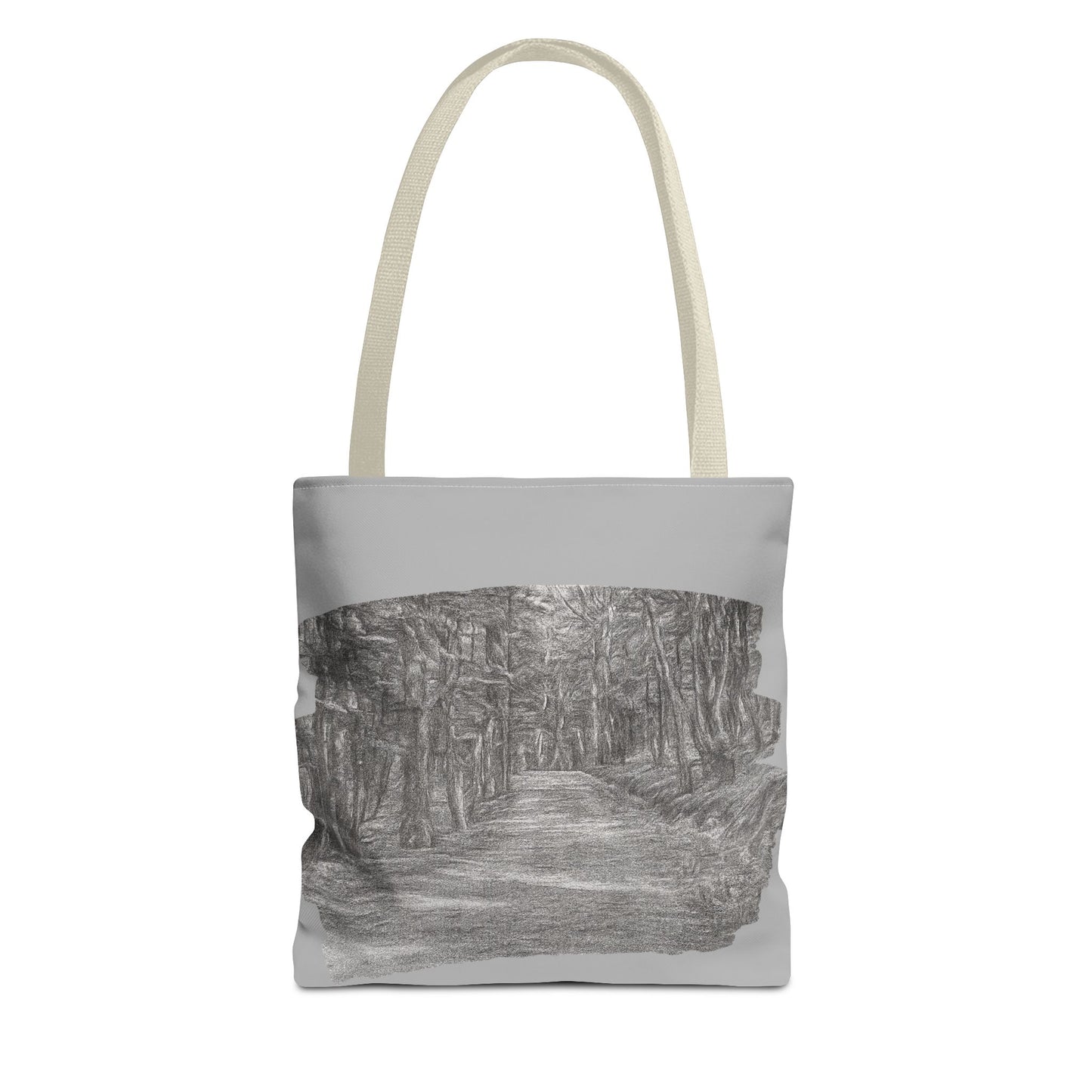 Scenic Path Tote Bag, Reversible Tote, Eco-Friendly Shopper, Outdoor Adventure Bag, Gift for Nature Lovers, Stylish Carryall - TRV