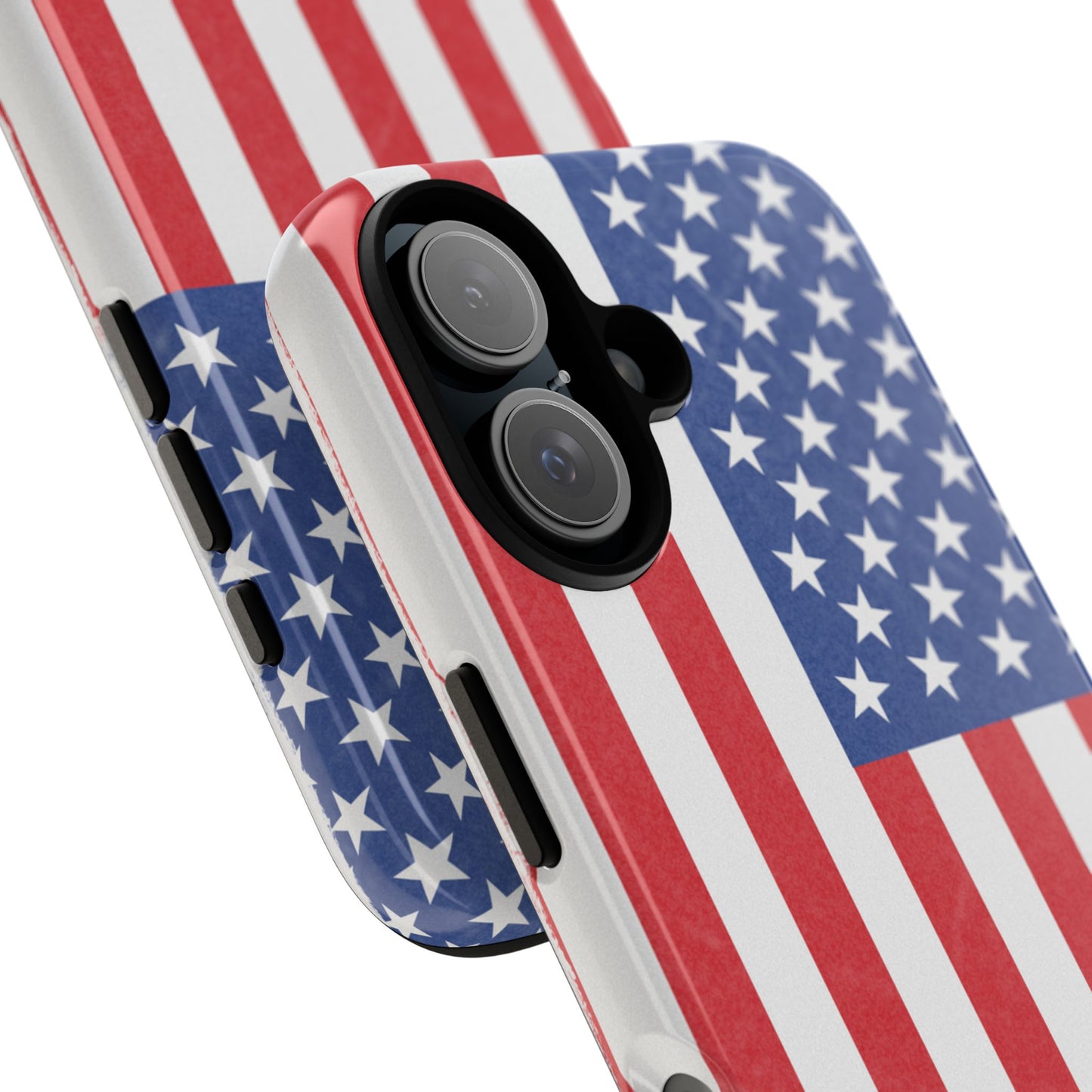Patriotic Phone Case - Tough Cases for Veterans, USA Lovers, Independence Day, Memorial Day, Flag Design - TRV