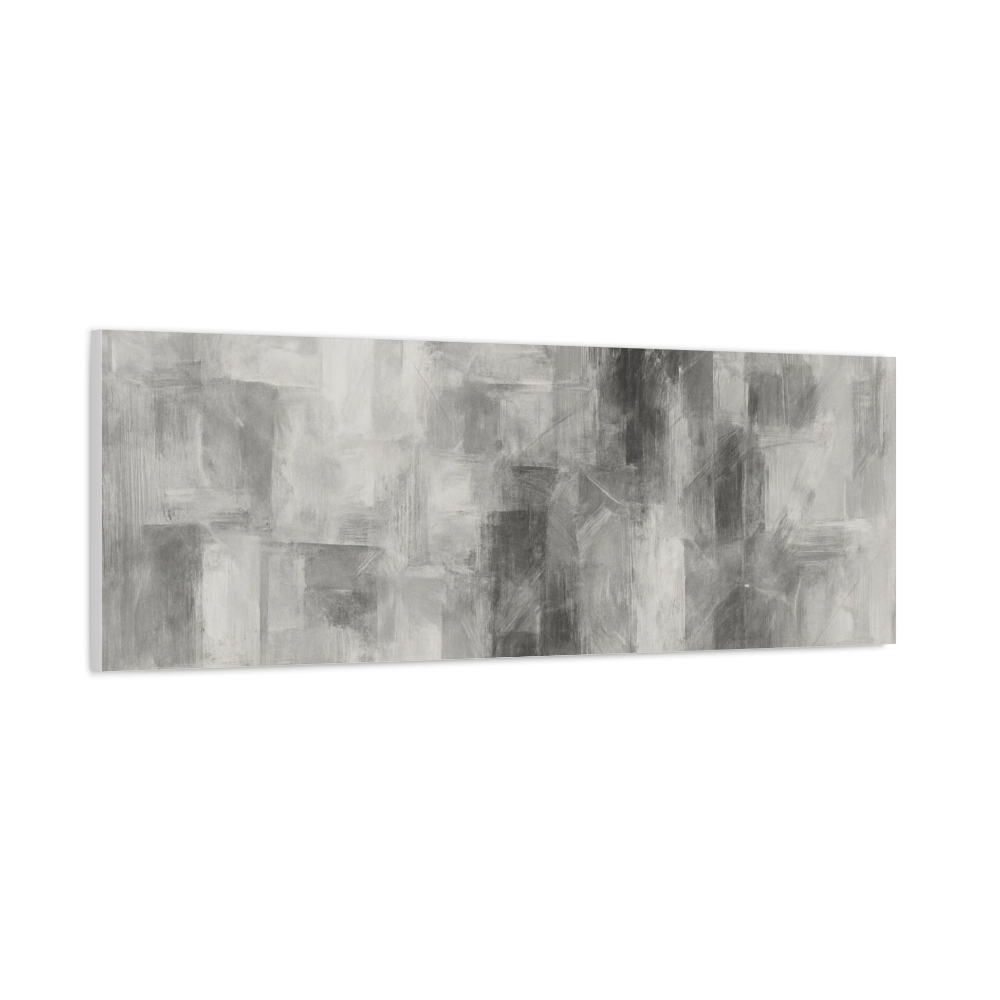 Abstract Grey Canvas Wall Art, Modern Home Decor, Minimalist Artwork, Living Room Accent, Contemporary Art Piece - TRV