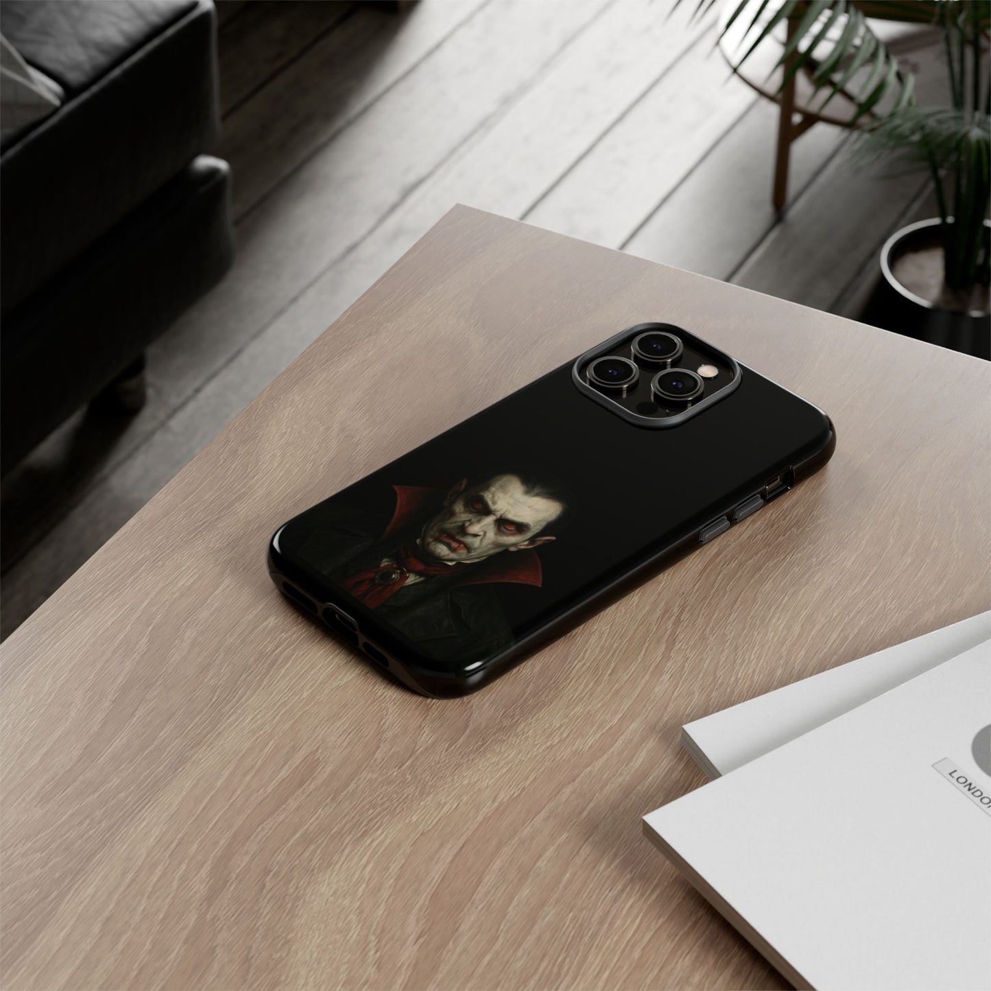 Vampire Phone Case - Tough Cases for Halloween, Gothic Decor, Gifts for Horror Fans, Spooky Accessories, Unique Cellphone Cover - TRV