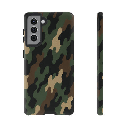 Camouflage Phone Case, Tough Cases, Military Style, Unique Phone Accessories, Gift for Him, Durable Phone Cover - TRV