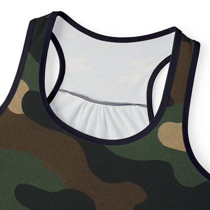 Camo Women's Tank Top, Stylish Fitness Wear, Summer Outfit, Outdoor Activities, Casual Tank for Women, Gift for Her - TRV