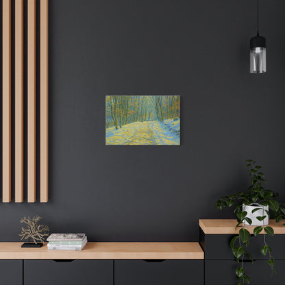 Wall Art Print, Winter Landscape Canvas Home Decor, Gift for Nature Lovers, Seasonal Artwork, Cozy Housewarming Decoration - TRV