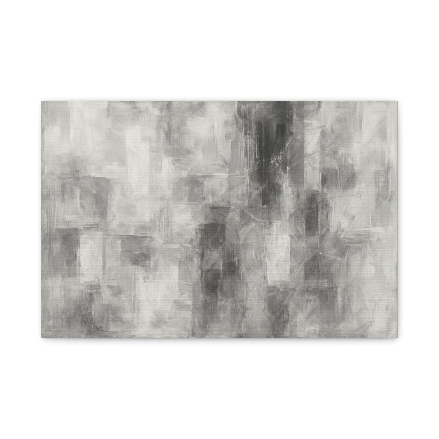 Abstract Grey Canvas Wall Art, Modern Home Decor, Minimalist Artwork, Living Room Accent, Contemporary Art Piece