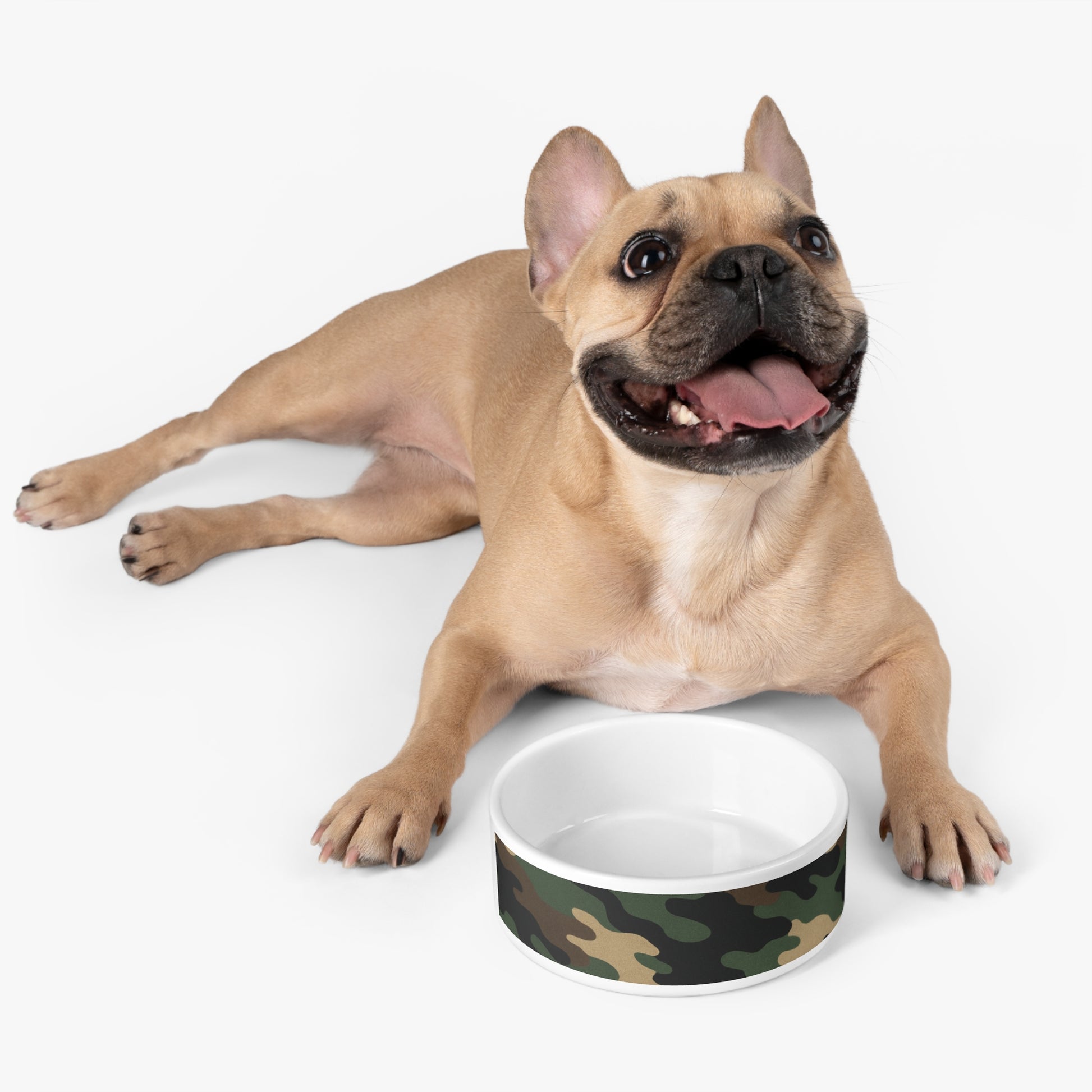 Camouflage Pet Bowl, Custom Pet Dish, Dog Bowl, Cat Bowl, Military Style Pet Dish, Unique Pet Accessories - TRV