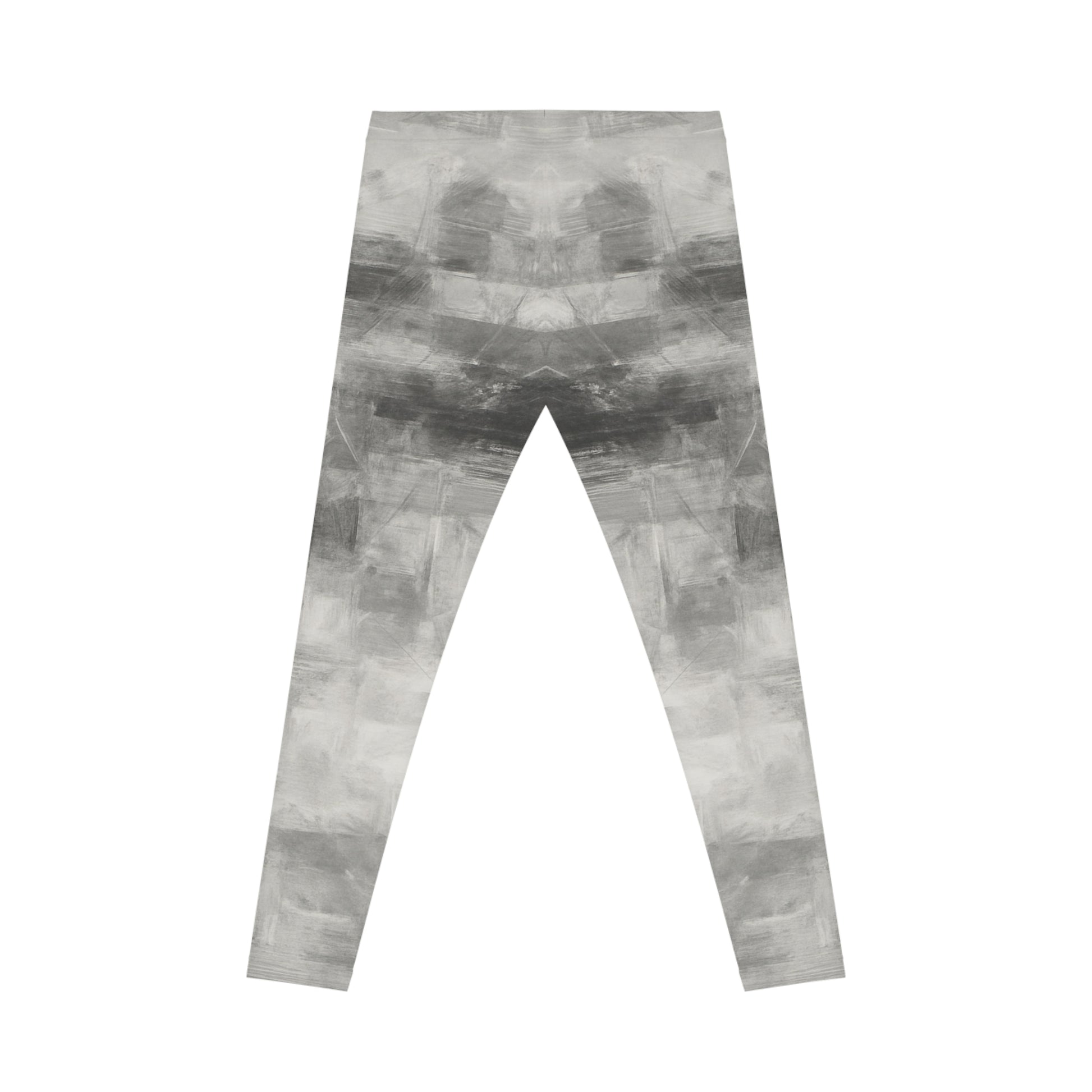 Chic Abstract Women's Casual Leggings, Breathable Fitness Pants, Yoga Leggings, Everyday Wear, Stylish Activewear, Trendy Loungewear - TRV