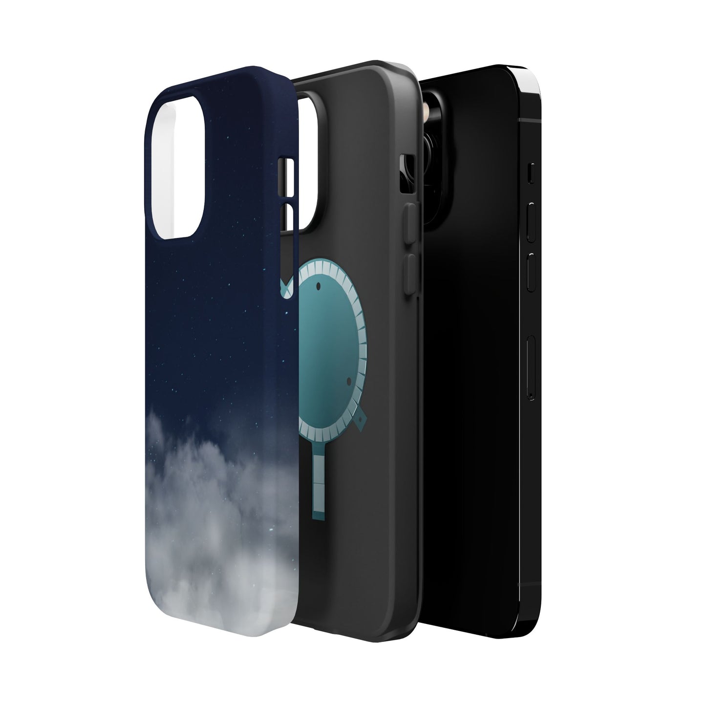 Night Sky Magnetic Impact-Resistant Phone Case — Foggy Cloud Design