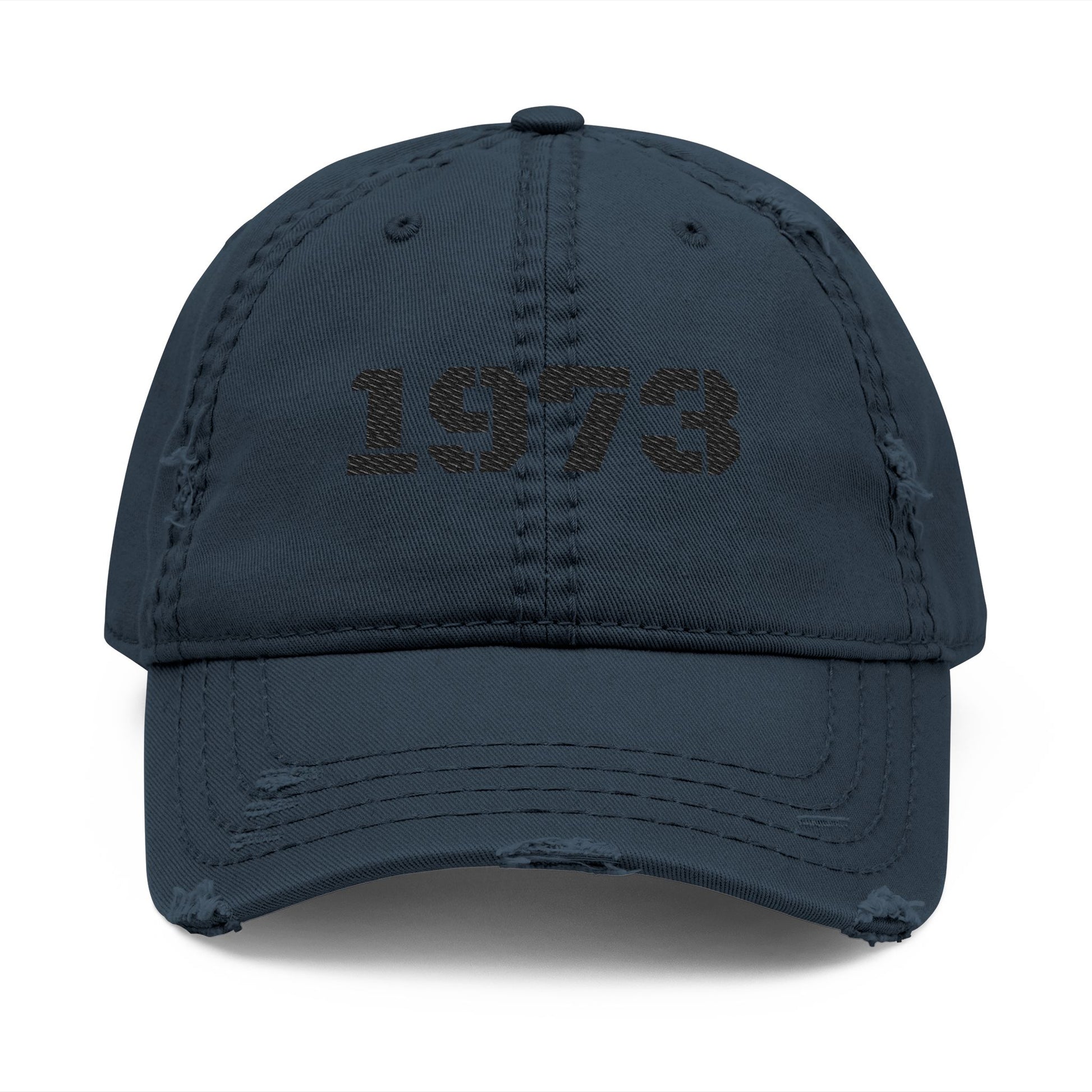 Vintage Distressed Dad Hat | Custom Embroidered Cap, Unisex Fashion Accessory, Gift for Fathers Day, Birthday, Casual Wear, 1973 [...] - TRV
