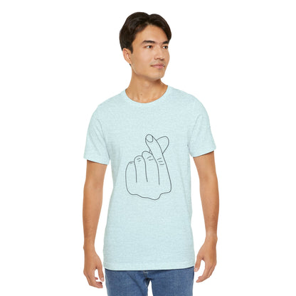 Minimalist Hand Sign Unisex Tee | Casual Everyday Wear | Perfect for Gift Givers