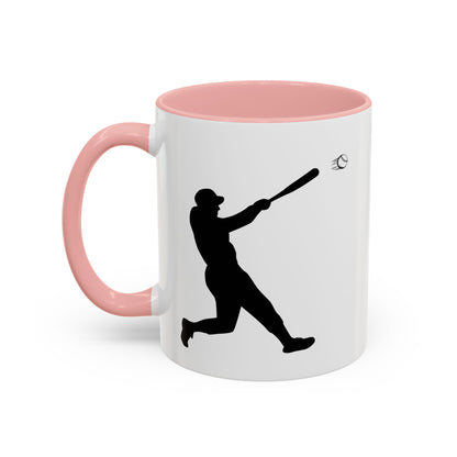 Baseball Player Accent Coffee Mug, Sports Gift, Baseball Lover Mug, Unique Coffee Cup, Personalized Sports Mug - TRV