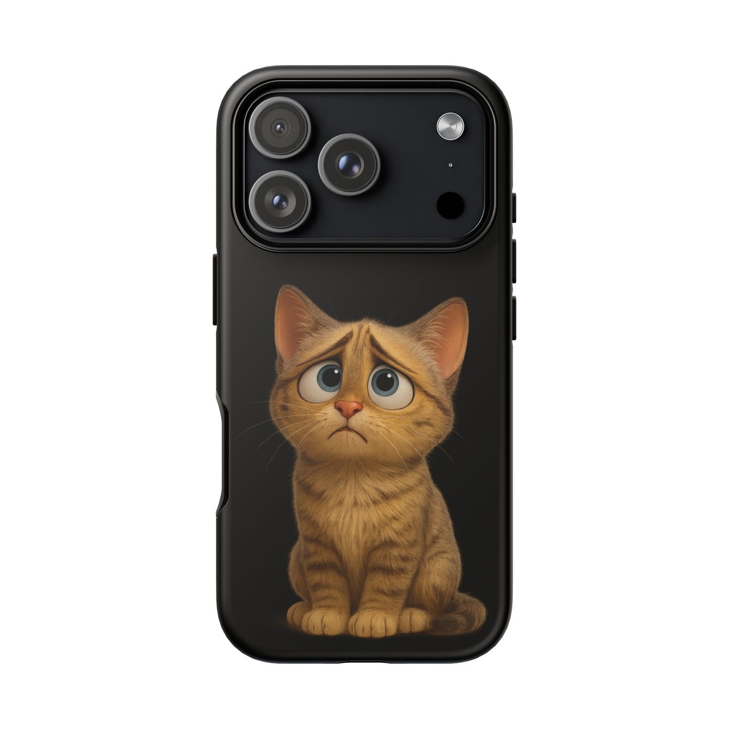 Cute Cat Phone Case, Adorable Kitty Cover, Pet Lover Gift, Unique Animal Design, Customizable Mobile Case - TRV