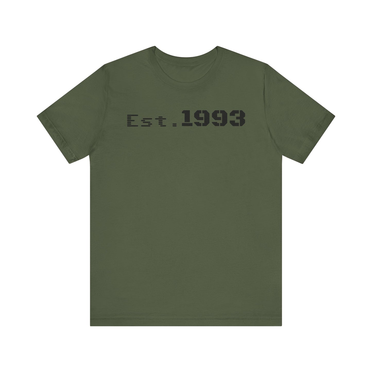 Est. 1993 Unisex Short Sleeve Tee - Perfect for Birthdays, Nostalgia, Casual Wear, Gifts, and Celebrations - TRV
