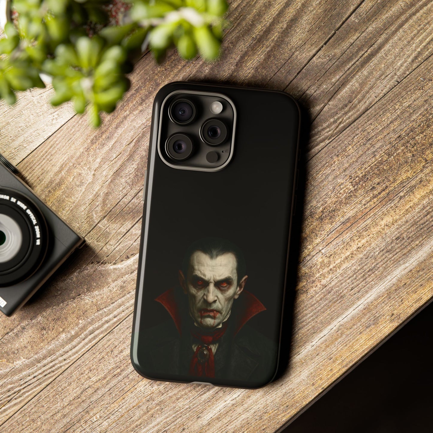 Vampire Phone Case - Tough Cases for Halloween, Gothic Decor, Gifts for Horror Fans, Spooky Accessories, Unique Cellphone Cover - TRV