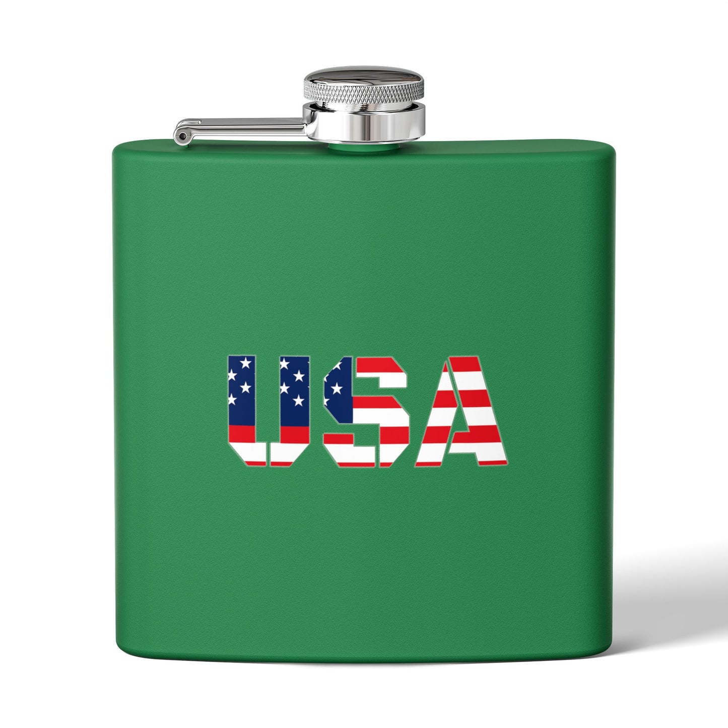 Patriotic Stainless Steel Flask | USA Flag Design | Perfect for Gifts, Tailgating, Camping, BBQs, and Celebrations