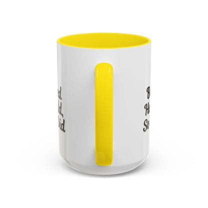 Motivational Accent Mug - 'He Believed He Could, So He Did' - Inspirational Coffee Cup, Gift for Him, Gift for Her, Office Decor, Positive
