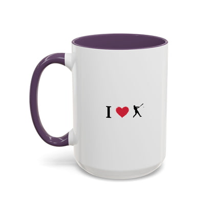 Baseball Love Accent Coffee Mug – Perfect Gift for Sports Fans, Home or Office Use, Great for Birthdays, Anniversaries, and Holidays - TRV