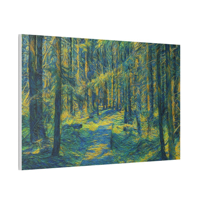 Canvas Art Print, Forest Path Painting, Nature Decor, Wall Art, Gift for Nature Lovers, Home Decor Inspiration - TRV